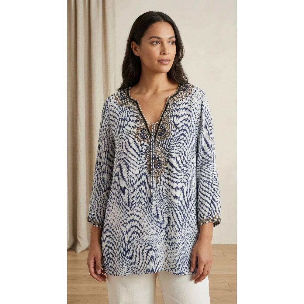 Soft Surroundings — Blouse | 100% Rayon · Sz XL